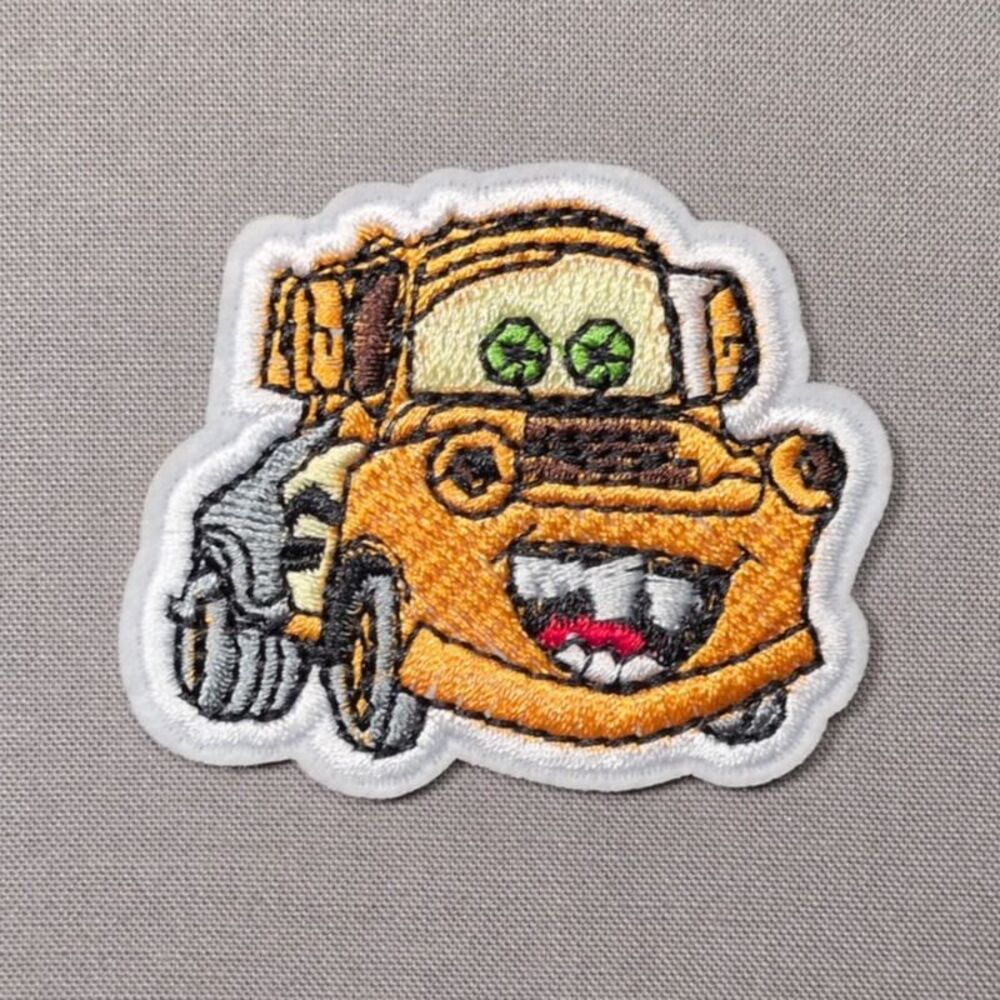 Mater Cars Movie Embroidered Iron On Patch | Cartoon Patch